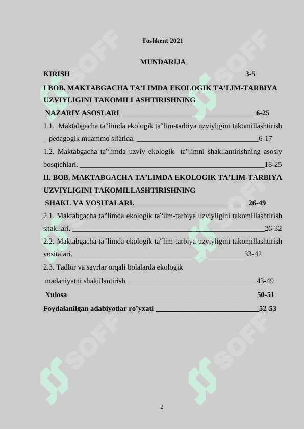 MAKTABGACHA YOSHDAGI BOLALARDA EKOLOGIK TARBIYANI SHAKLLANTIRISHDA XALQ PEDAGOGIKASINING O'RNI 2