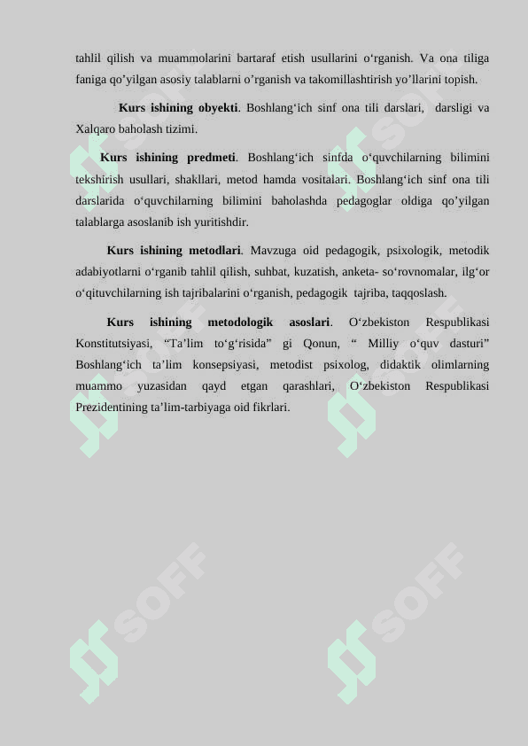 Boshlang’ich sinflarda ona tili darslariga qo’yiladigan talablar 4