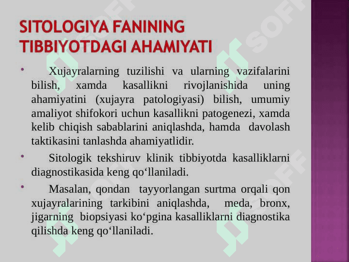 SITOLOGIYA. 2