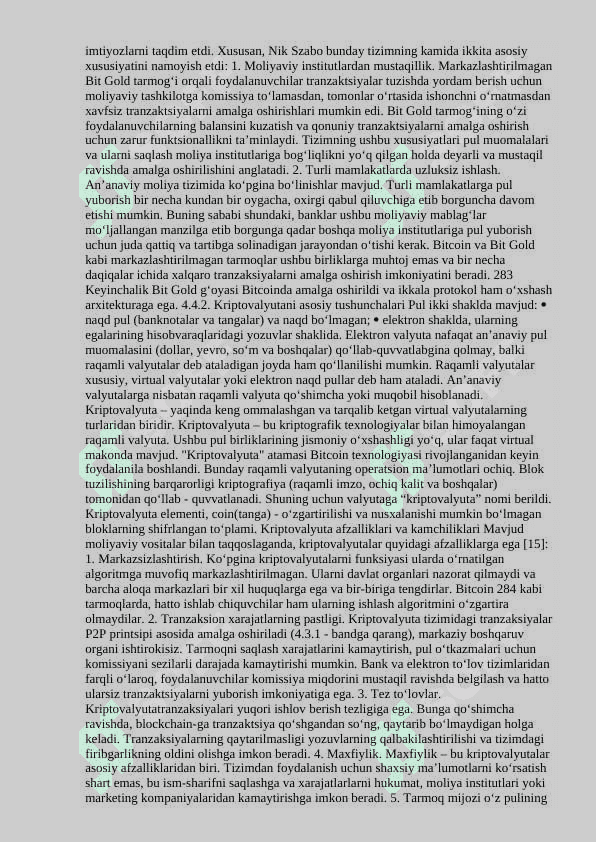 Kriptovalyutalar paydo bo‘lishi va tarixi 2