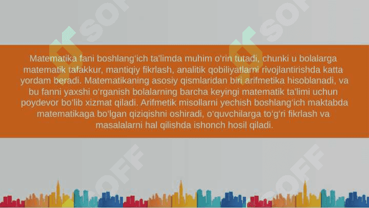Arifmetik Misollar Yechish Boshlang‘ich Maktabda Matematika Fanini O‘rganishga Tayyorlash 4