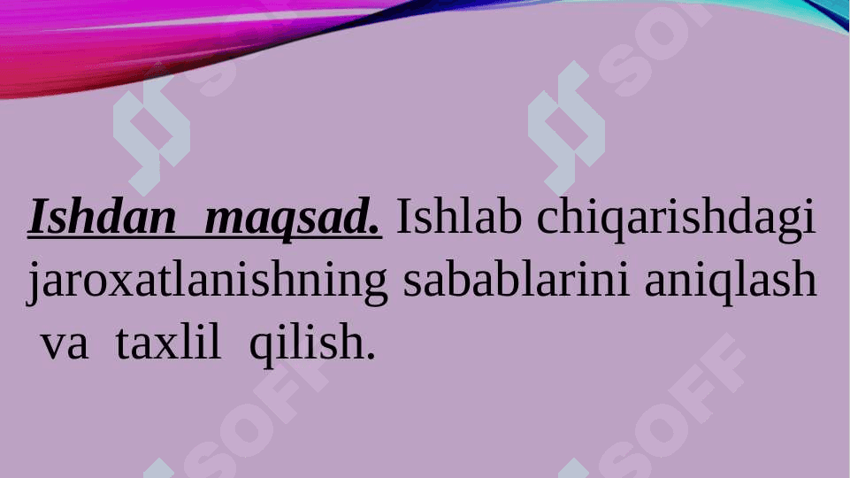 Jarohatlanishlar va kasalliklarni tahlil qilish usullari 3