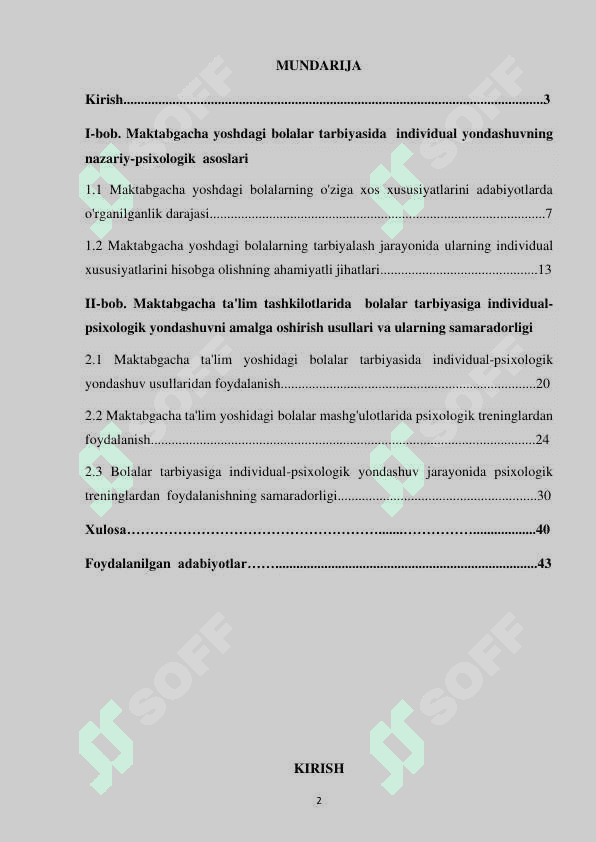 Tarbiyada individual YONDASHISHNING psixologiyasi 2
