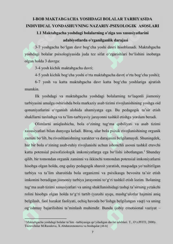 Tarbiyada individual YONDASHISHNING psixologiyasi 7