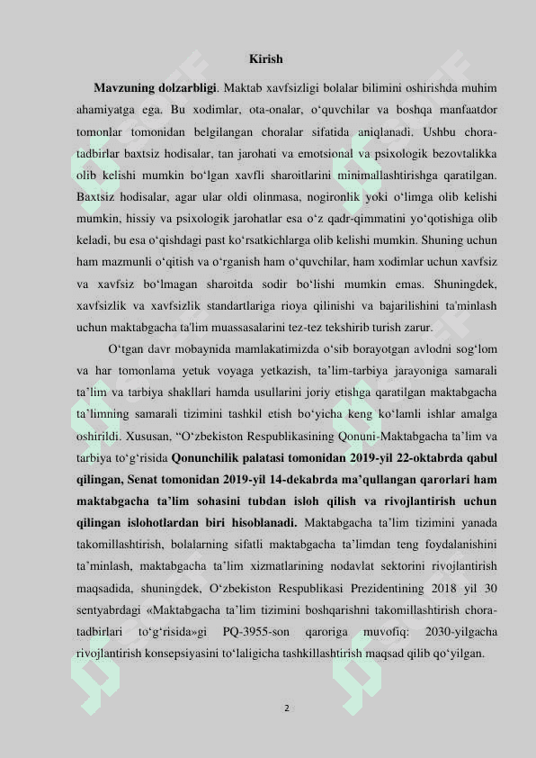 MAKTABGACHA TA’LIM MUASSASALARIDA BOLALAR HAYOTI VA XAVFSIZLIGINI MUXOFAZA QILISH. 3