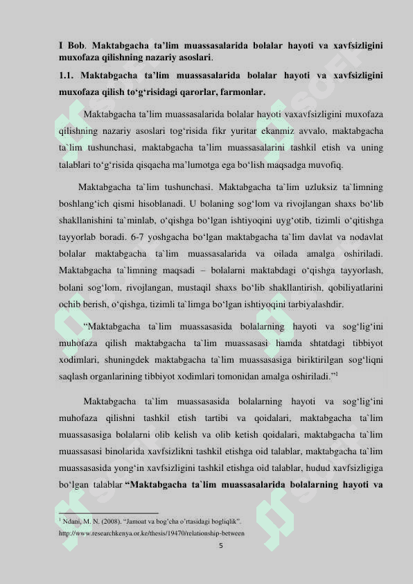 MAKTABGACHA TA’LIM MUASSASALARIDA BOLALAR HAYOTI VA XAVFSIZLIGINI MUXOFAZA QILISH. 6