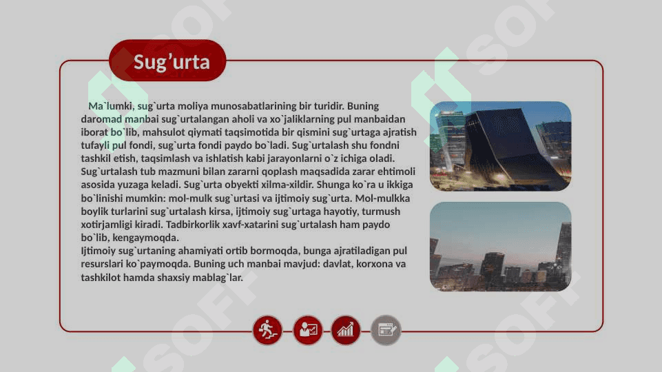 Sug‘urta bozor infratuzilmasining muhim bo‘g‘ini sifatida 2