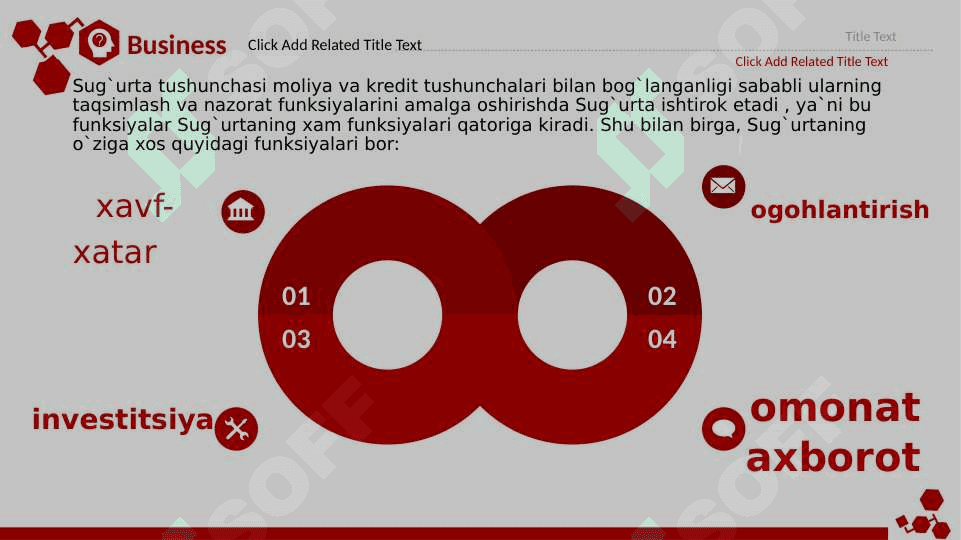 Sug‘urta bozor infratuzilmasining muhim bo‘g‘ini sifatida 6