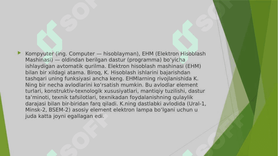 Kompyuterlar tarixi 2