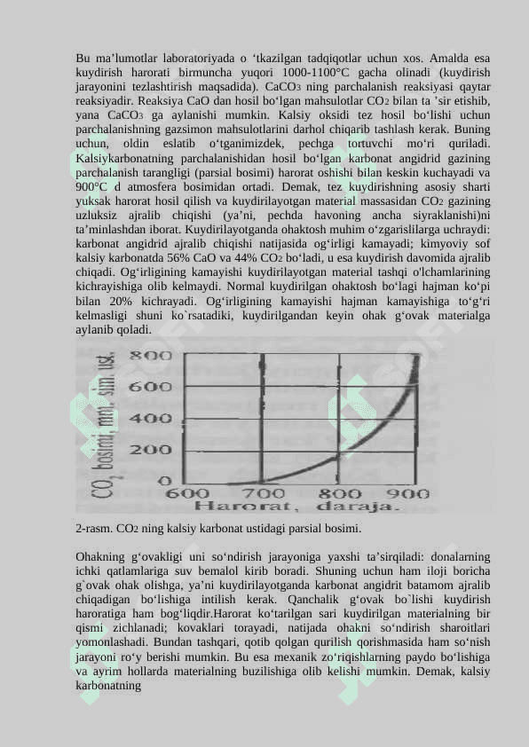 Ohaktoshni kuydirish pechlari va bosqichlari 4