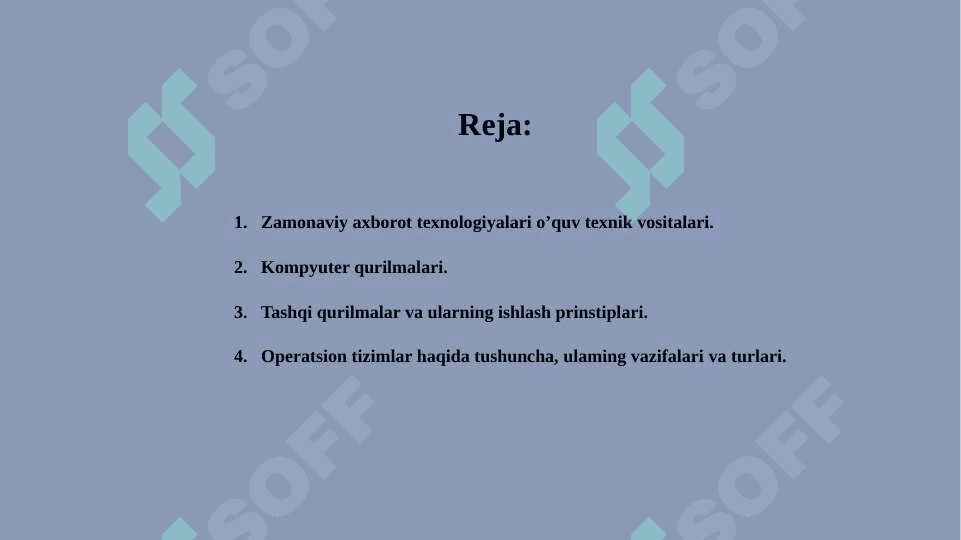 Zamonaviy kompyuter texnikasi 2