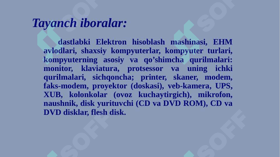 Zamonaviy kompyuter texnikasi 3