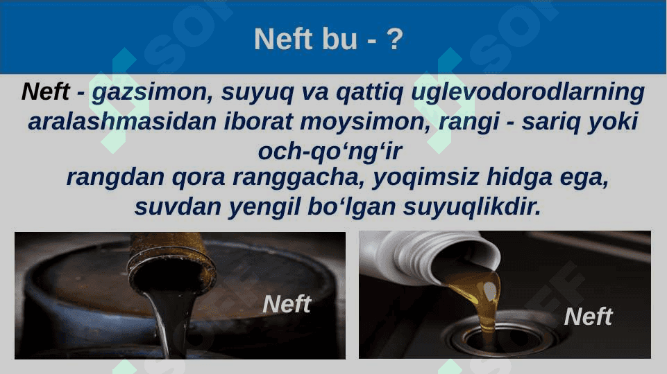 Uglevodorodlarning tabiiy manbalari.Neft va neftni qayta ishlash . Kreking 3