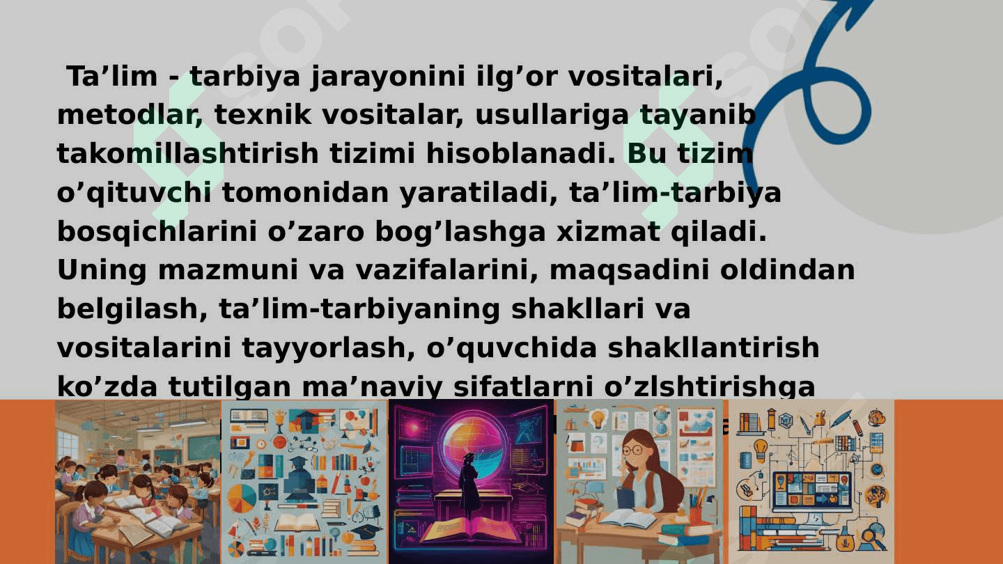 Tarbiya fanining o'ziga xosliklarini qiyosiy tahlil qilish 5
