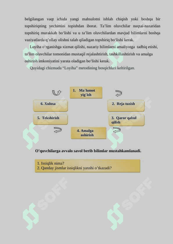 6-sinf tabiiy fan.Issiqlikning uzatilishi dars ishlanma 4