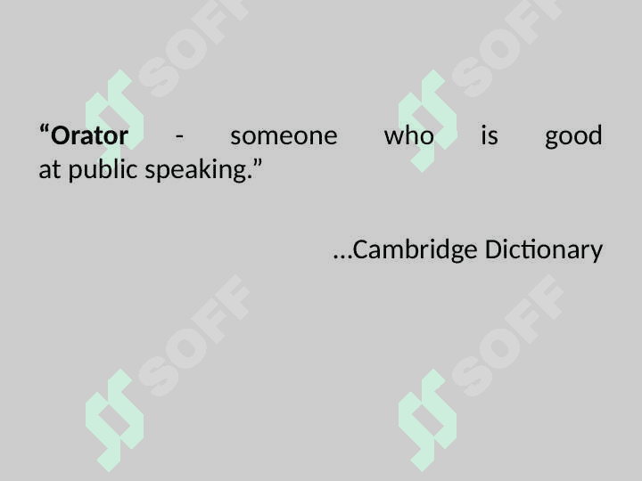 Successful Orator 2