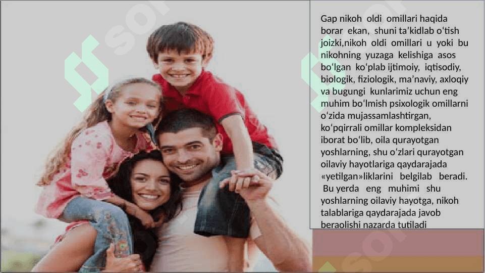 yoshlarni oilaviy hayotga tayyorlashoila psixologiyasi 8