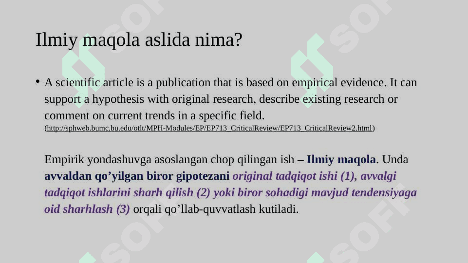 SIFATLI Ilmiy maqola yozish qiyinmi? 5