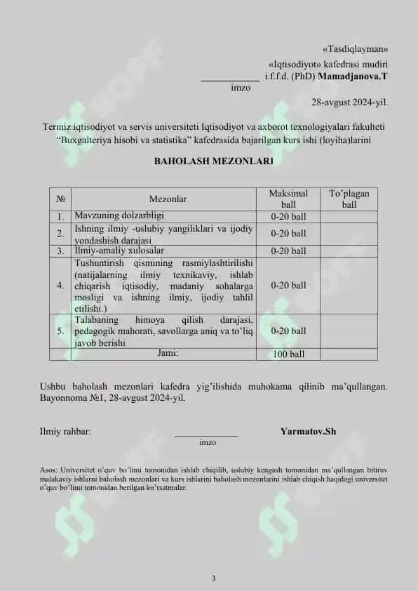 KURS ISHI O’zbekiston soliq siyosati 3