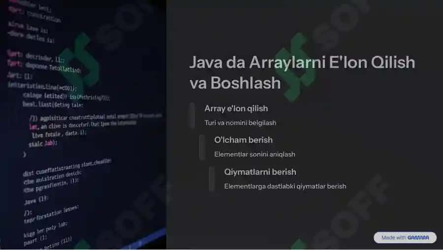 Java dasturlash tili 3