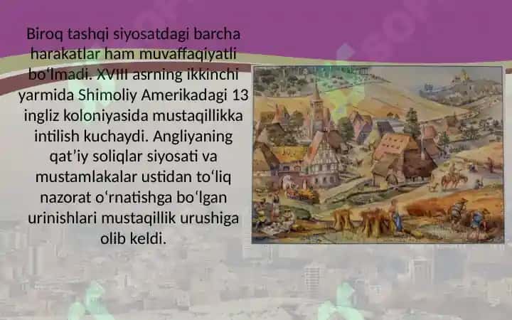 XVIII asrda Angliyaning tashqi siyosati 7