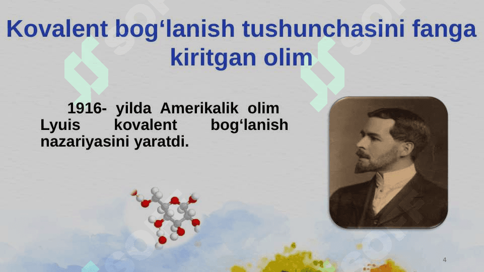 KOVALENT BOG'LANISH. 4