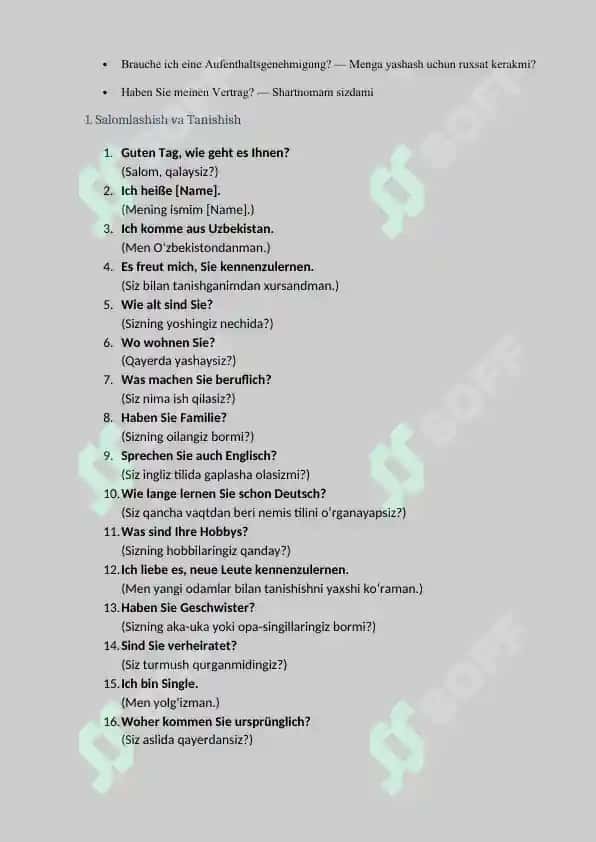 Nemis tili so'zlashgich 2