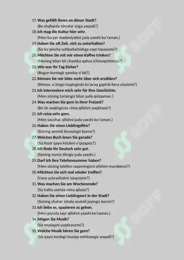 Nemis tili so'zlashgich 3