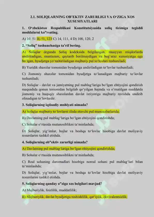 SOLIQLAR VA SOLIQQA TORTISH 2