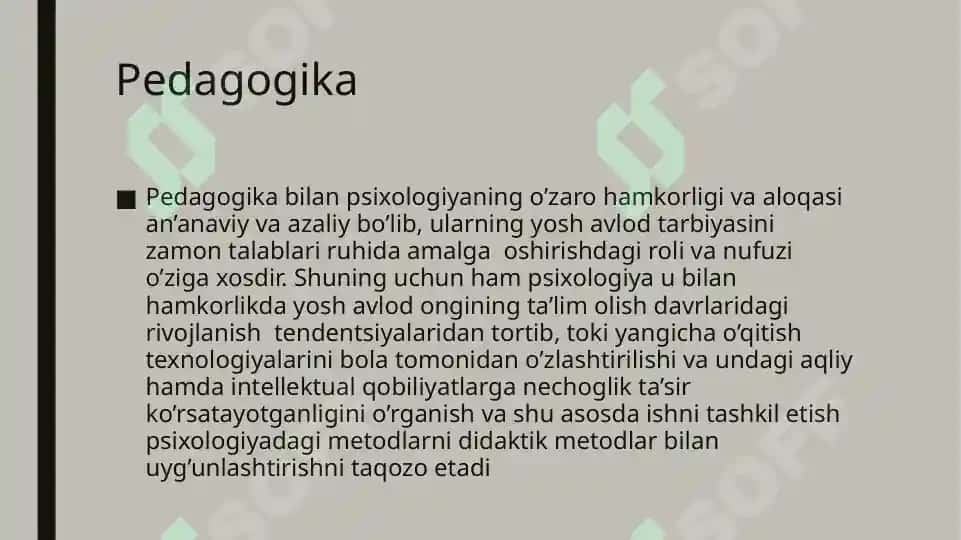 Psixologiyafanining boshqafanlar bilan bogʻliqligi 7