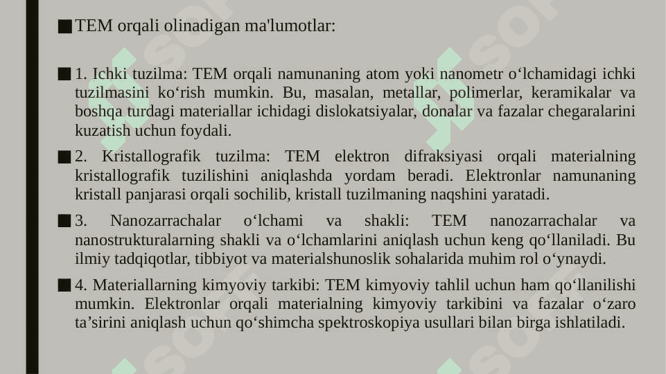 Nanozarrachalarni fizik-kimyoviy tahlil qilish usullari 8