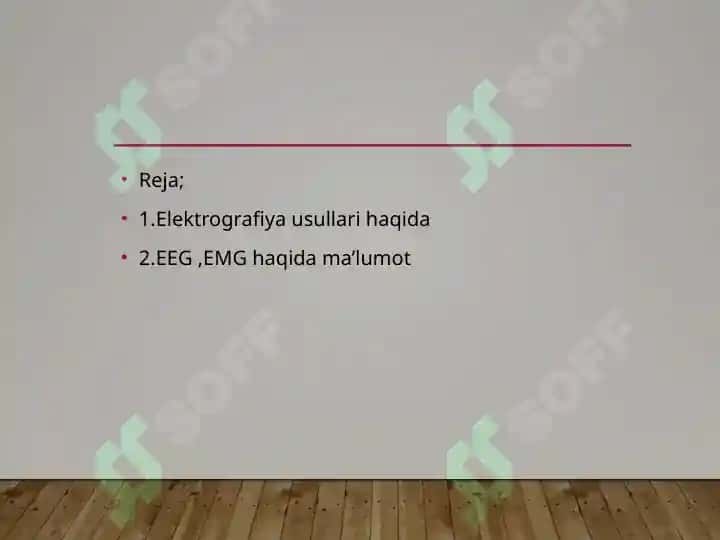 Elektrografiya usullarining fizik asoslari (EEG, EMG) 2