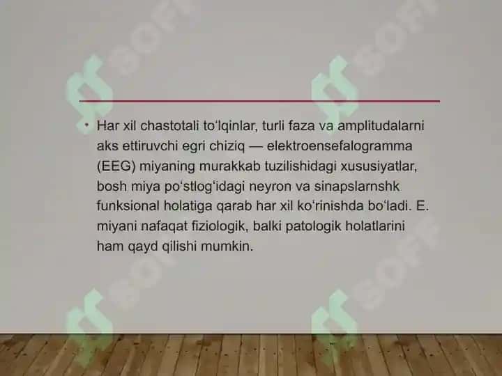 Elektrografiya usullarining fizik asoslari (EEG, EMG) 7