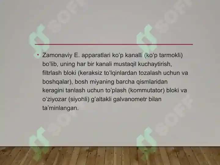 Elektrografiya usullarining fizik asoslari (EEG, EMG) 8