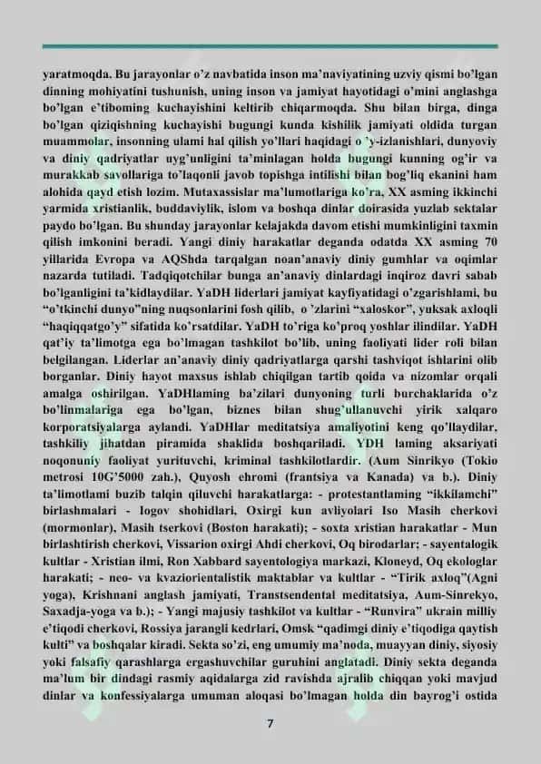 DINIY EKSTREMIZM TERRORIZMGA VA QARSHI KURASH 7