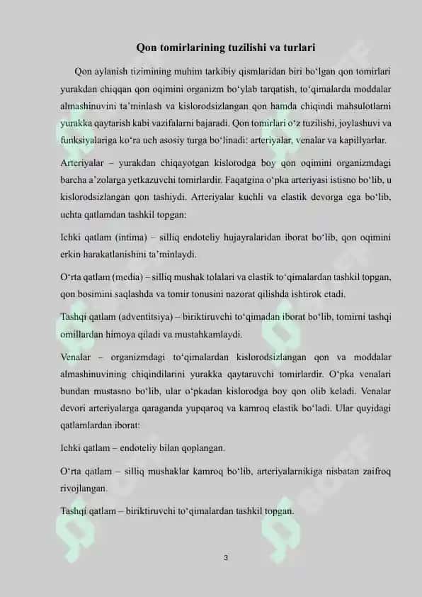 Qon tomirlar fiziologiyasi 3