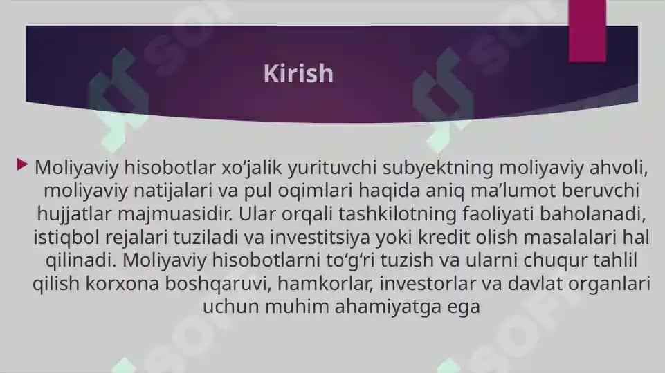 Moliyaviy hisobotlarni tuzish va taxlil qilish 3