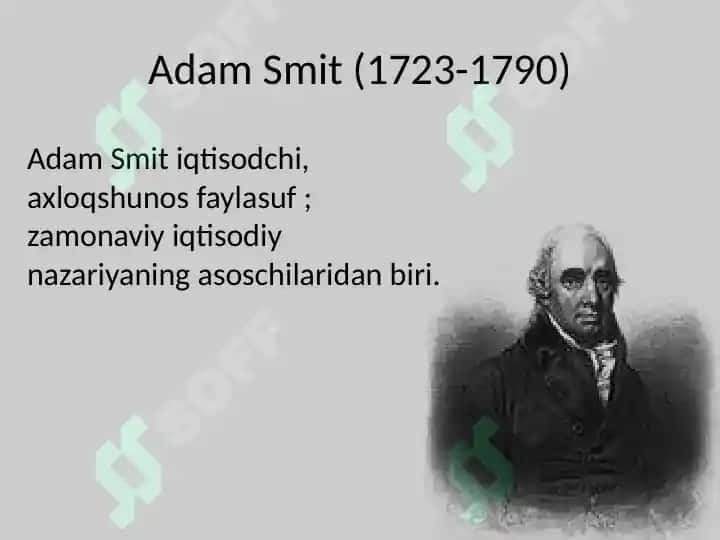 Adam Smit va David Rikardo iqtisodiy ta'limotlari 2