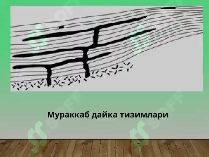 Магматик тоғ жинсларининг ётиш шакллари 5