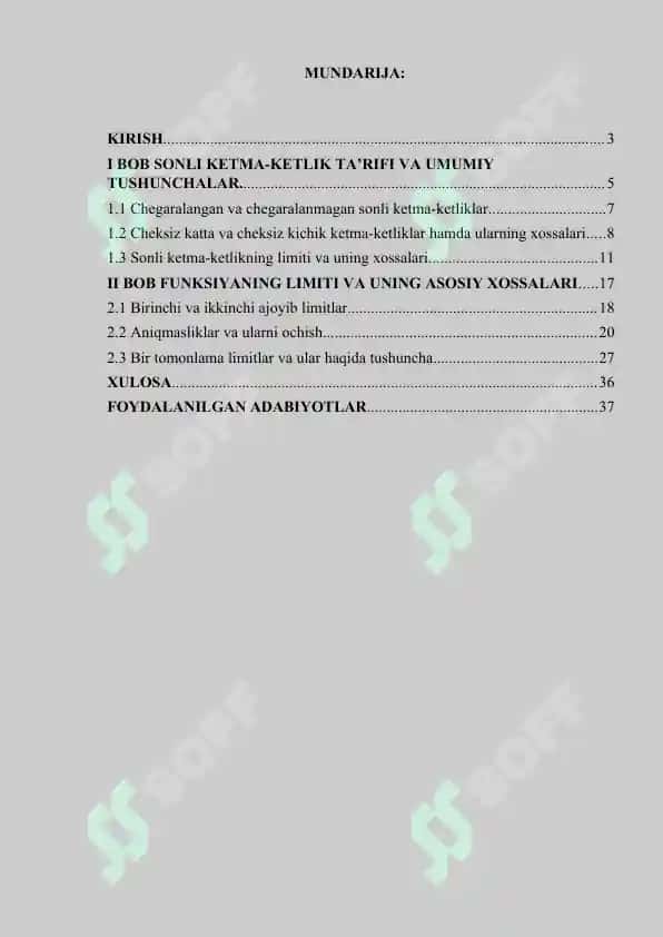 Bir tomonli limitlar. Ikkinchi ajoyib limit. 2
