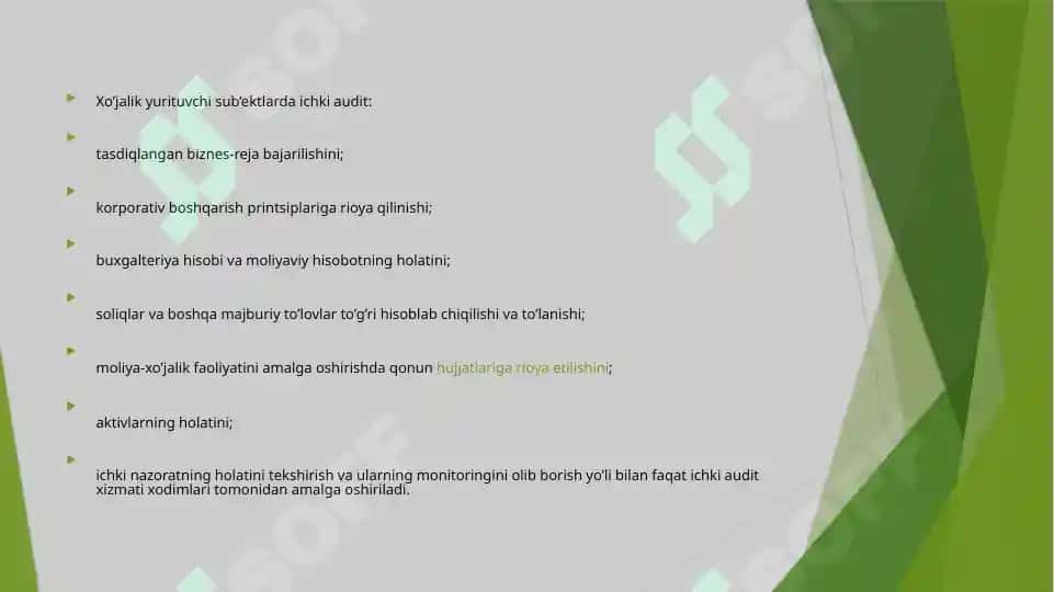 Ichki auditni rejalashtirish 3