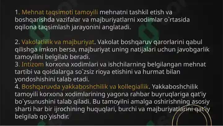 KORXONALAR FAOLIYATINI BOSHQARISHNING NAZARIY ASOSLARI 8