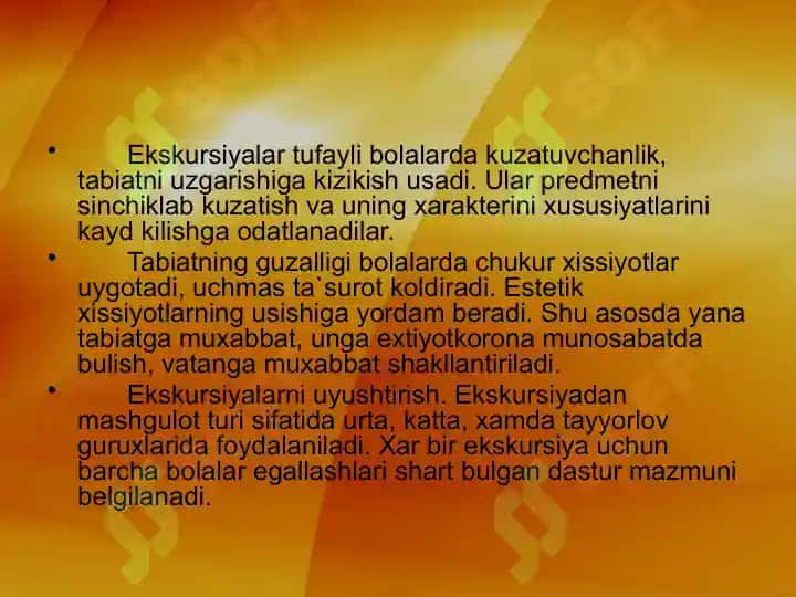 Maktabgacha bolalarning tabiat bilan tanishtirish ish shakllari 7