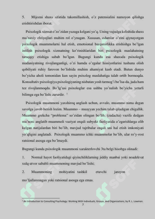 Psixologik maslahatda psixolog shaxsi 7