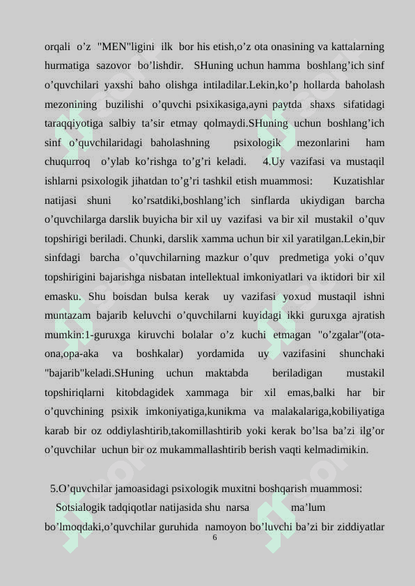 TA’LIM MUASSASALARIDA  PSIXOLOG FAOLIYATI 5
