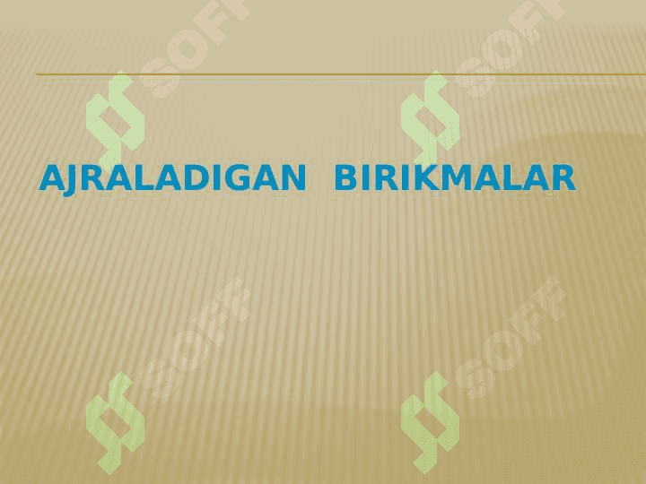 Birikmalar haqida tushincha 3