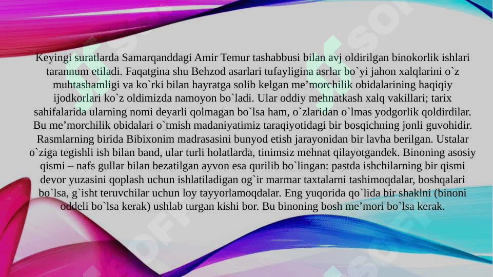 Amir Temur va Temuriylar davrida madaniy hayot 5