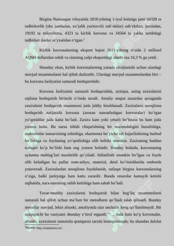 Zaxiralarni boshqarish modellari va kichik korxonalarda optimal ta’minot strategiyalarini tuzish 5