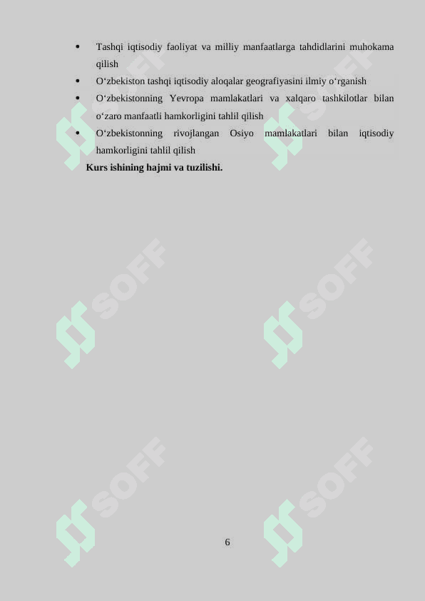 OʻZBEKISTONNING DUNYONING RIVOJLANGAN DAVLATLARI BILAN IQTISODIY HAMKORLIGI. 6