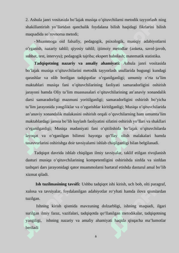 ASHULA JANRI VOSITASIDA BO’LAJAK MUSIQA O’QITUVCHILARINI METODIK TAYYORLASH USULLARI 7